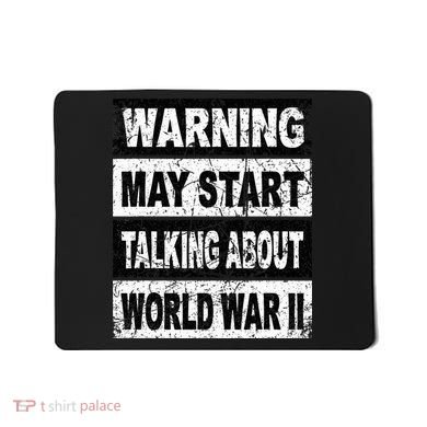 World War Two WW2 Retro History Teacher Mousepad