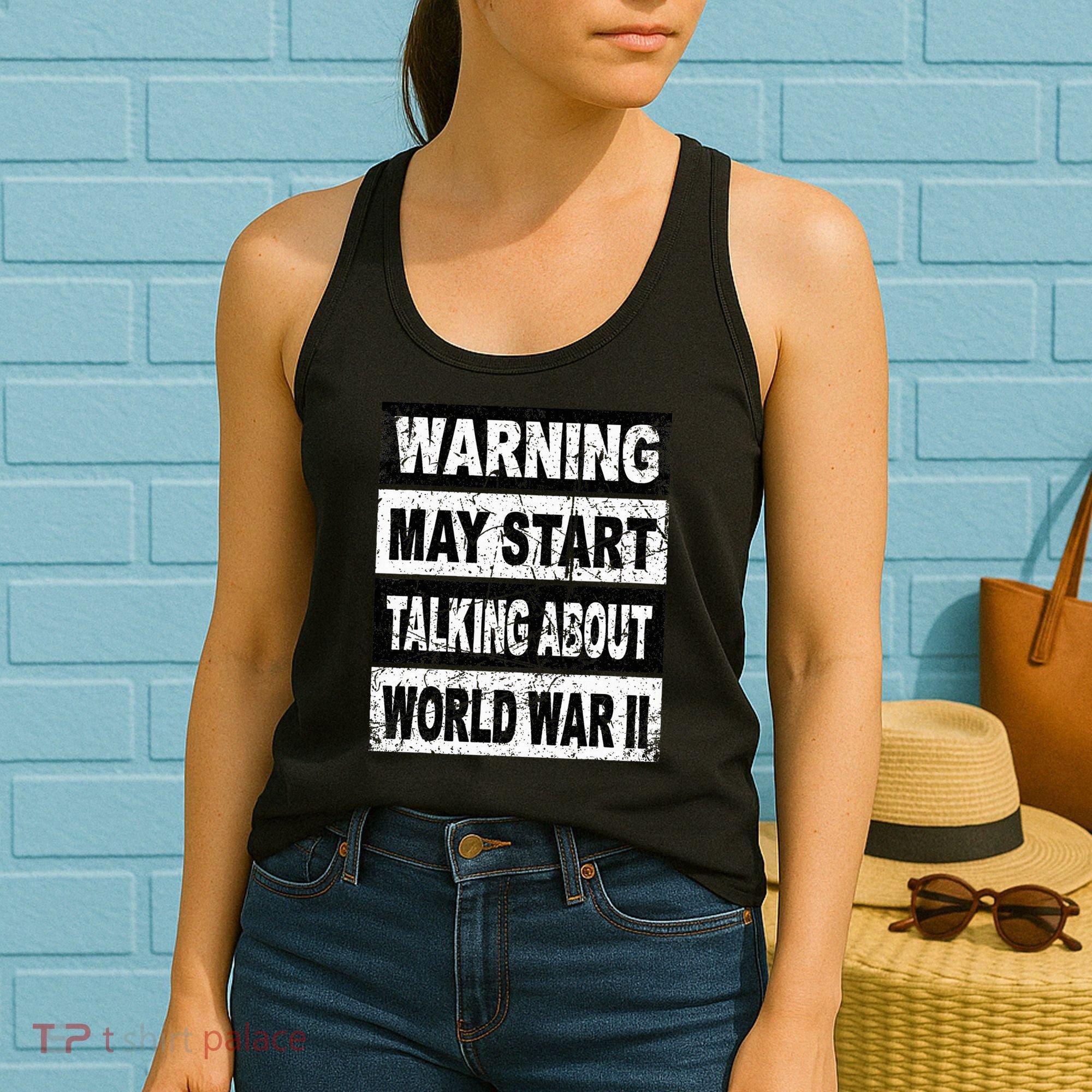 World War Two WW2 Retro History Teacher Women's Tank Top