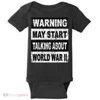 World War Two WW2 Retro History Teacher Baby Bodysuit thumb 0