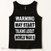 World War Two WW2 Retro History Teacher Tank Top thumb 2