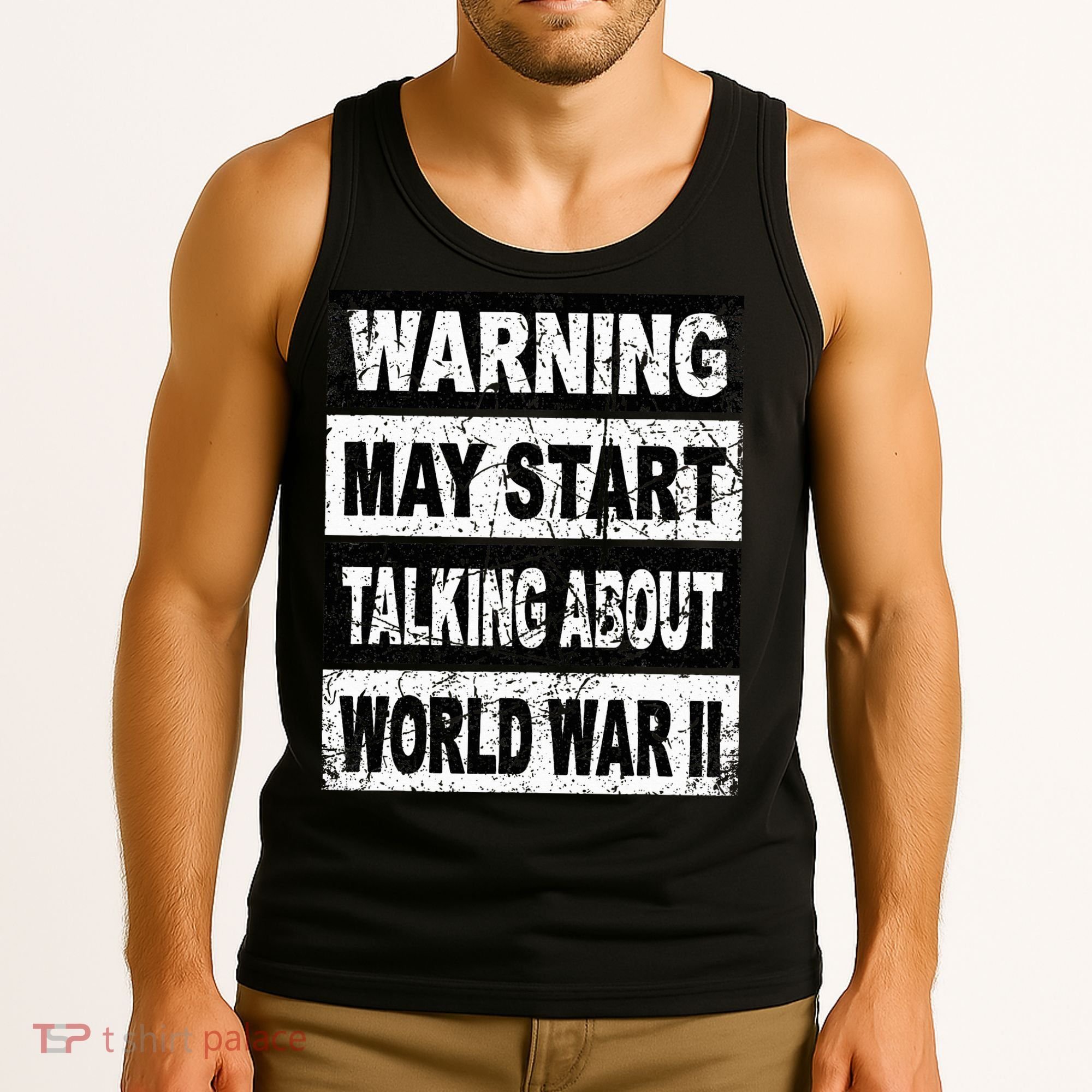 World War Two WW2 Retro History Teacher Tank Top