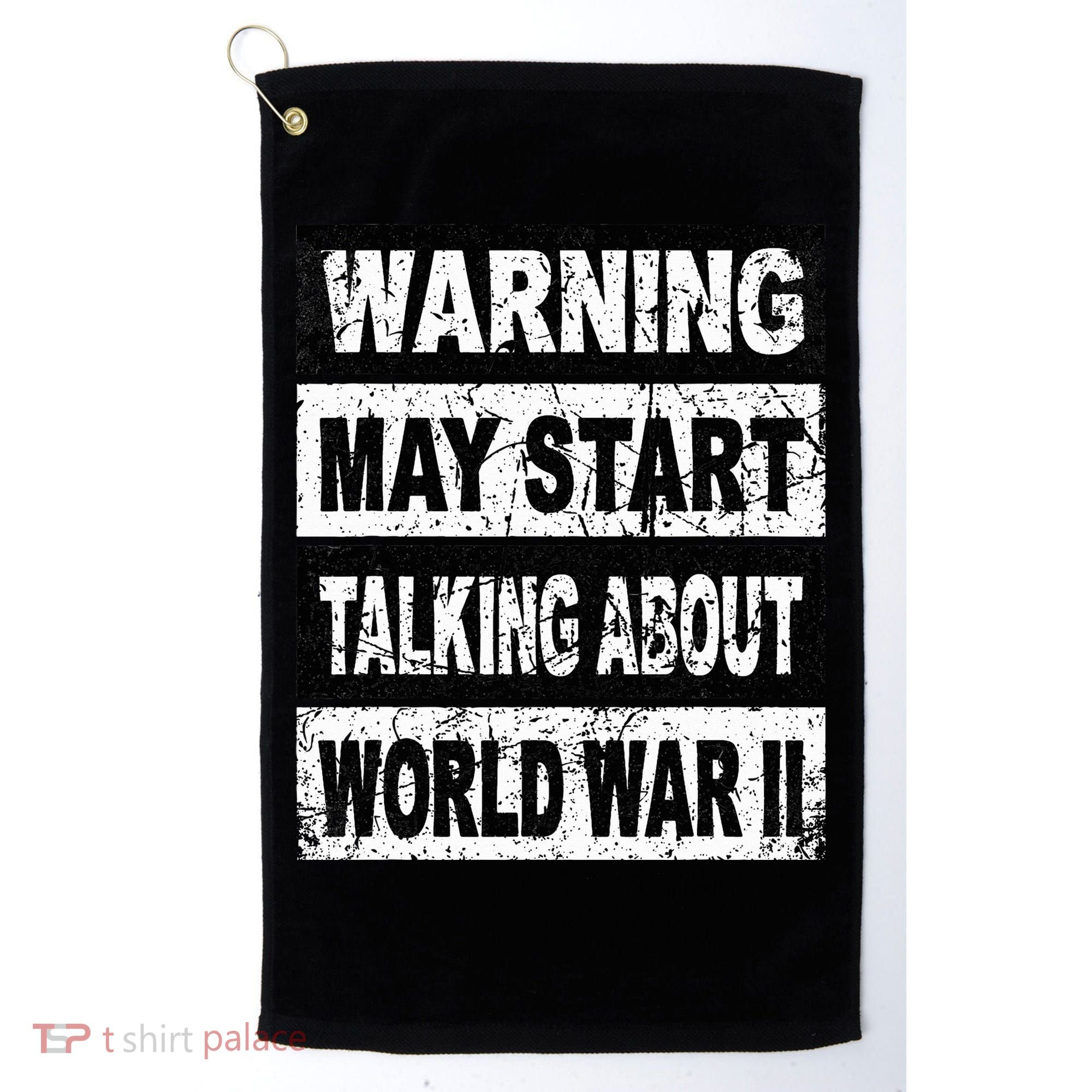 World War Two WW2 Retro History Teacher Golf Towel
