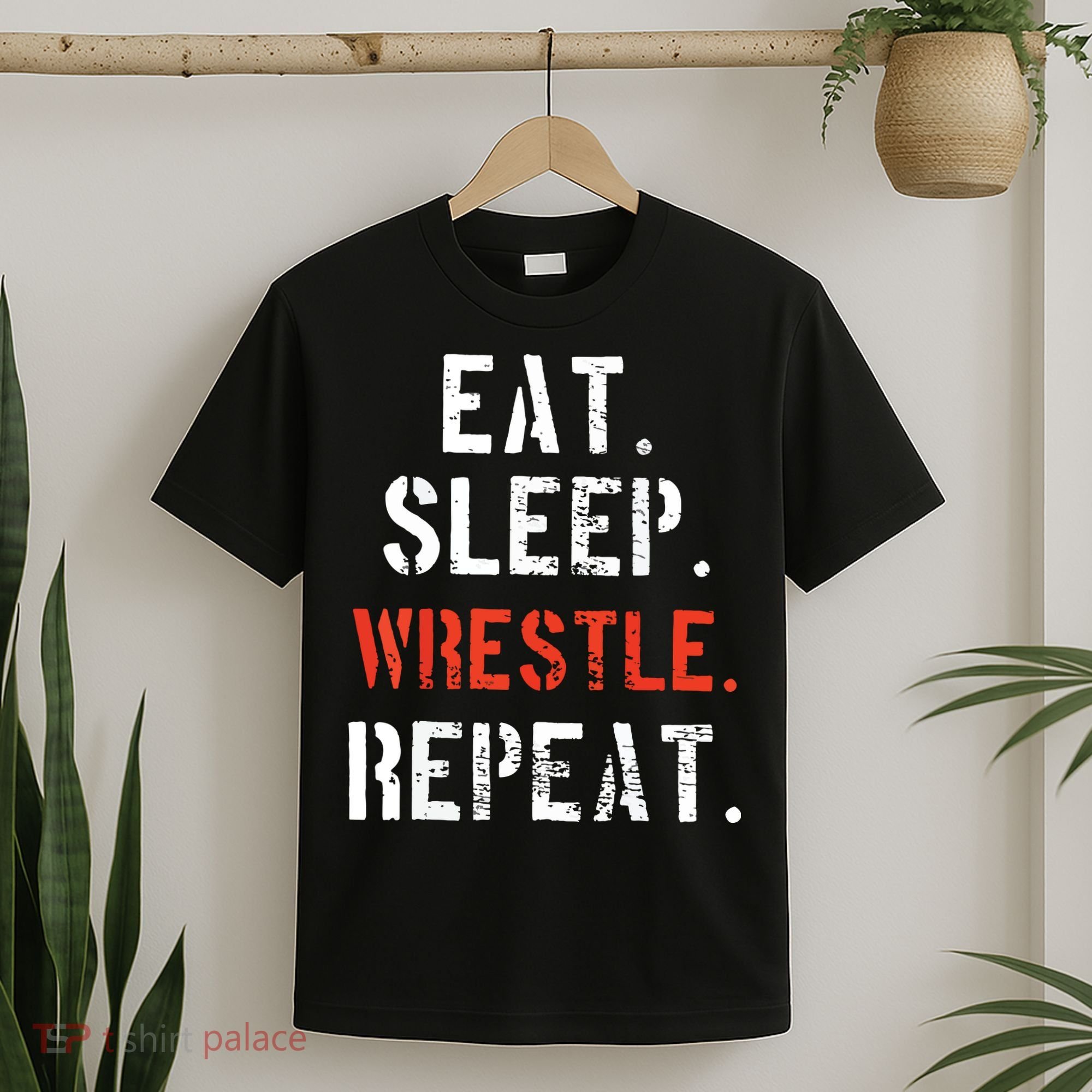 Wrestling Wrestler Vintage Funny Gift T-Shirt