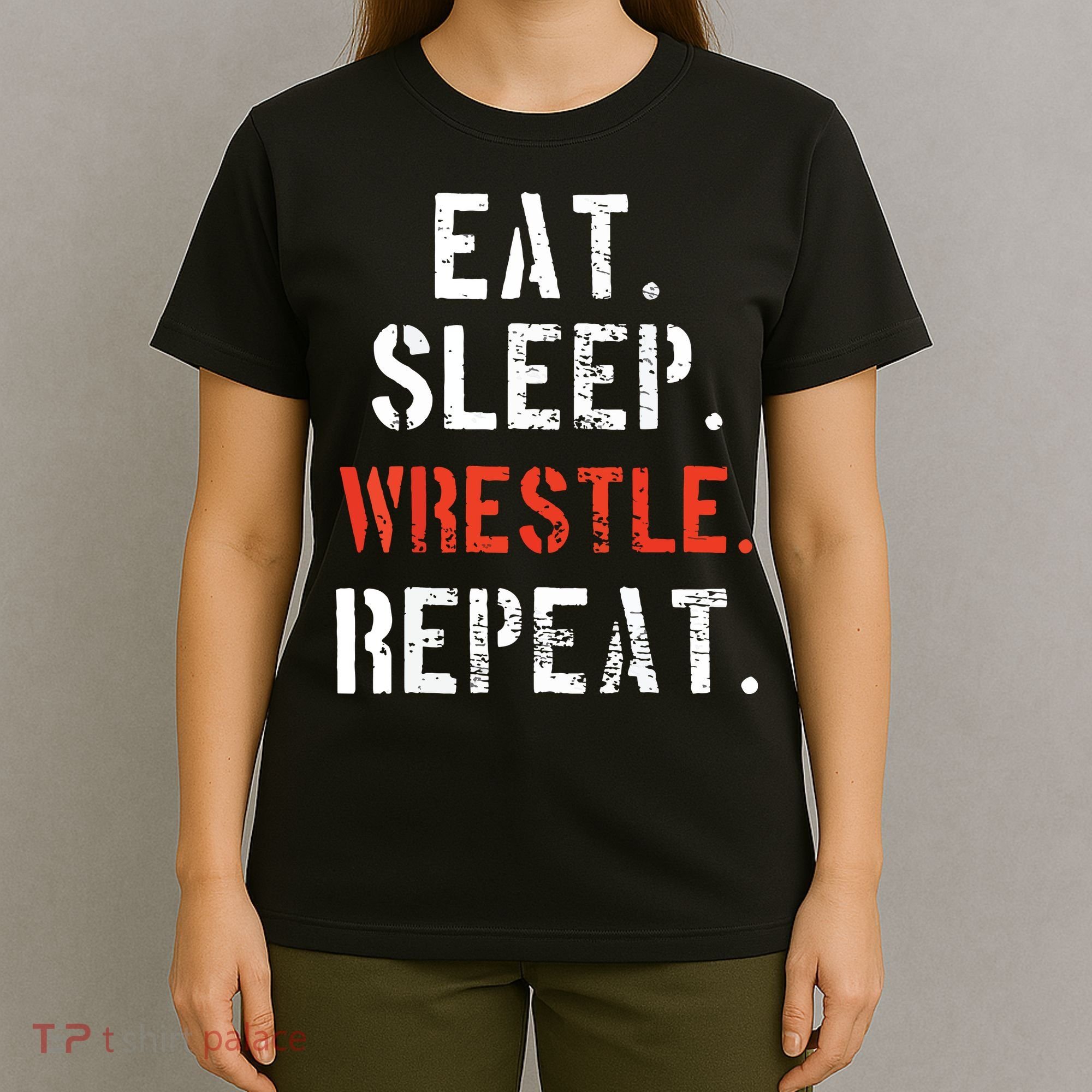 Wrestling Wrestler Vintage Funny Gift T-Shirt