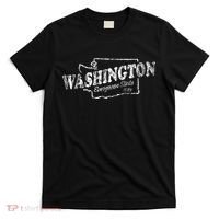 Washington Wa Vintage Graphic Evergreen State T-Shirt thumb 0