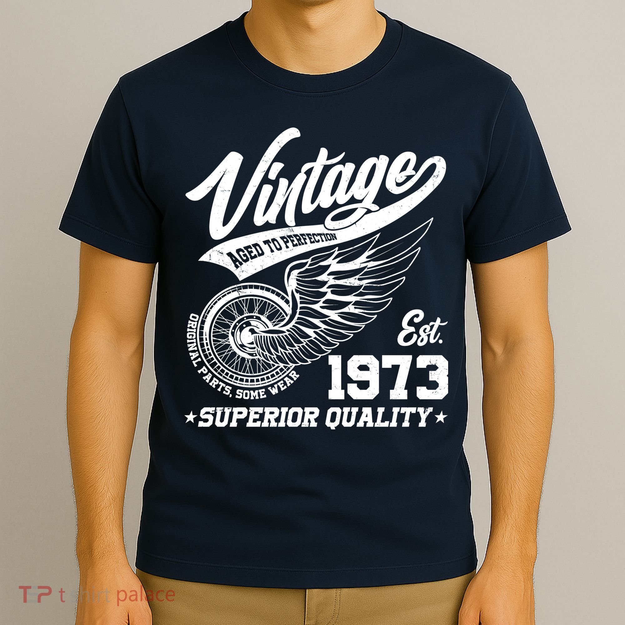 Winged Wheel Vintage 1973 Aged To Perfection Superior Quality 50th Birthday T-Shirt