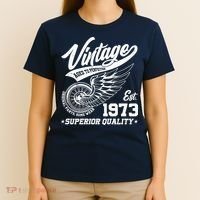 Winged Wheel Vintage 1973 Aged To Perfection Superior Quality 50th Birthday T-Shirt thumb 4