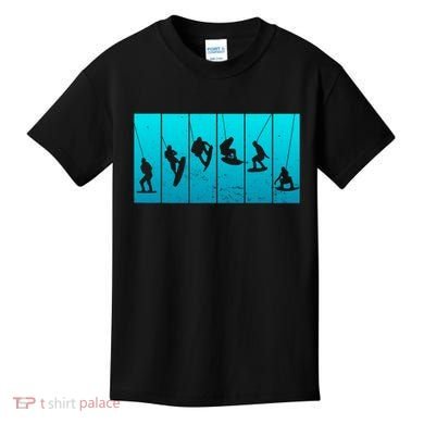 Wakeboarding Wakeboarder Vintage Wakeboard Kids T-Shirt