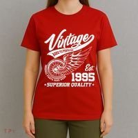 Winged Wheel Vintage 1995 Aged To Perfection Superior Quality 30th Birthday T-Shirt thumb 4