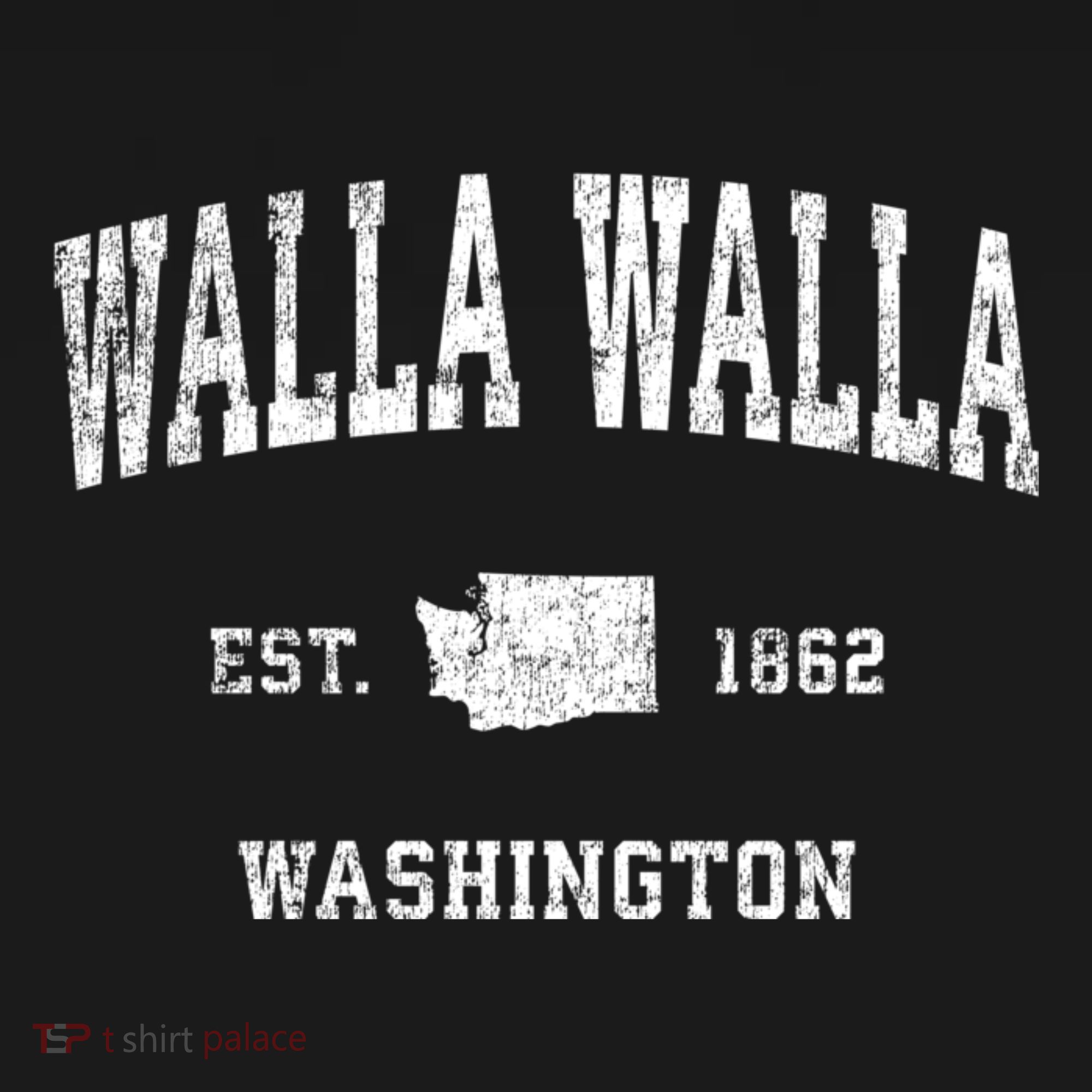 Walla Walla Washington Wa Vintage Sports T-Shirt