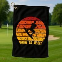 Wakeboard Wakeboarder Wakeboarding Freestyle Wake Board Gift Golf Towel thumb 1