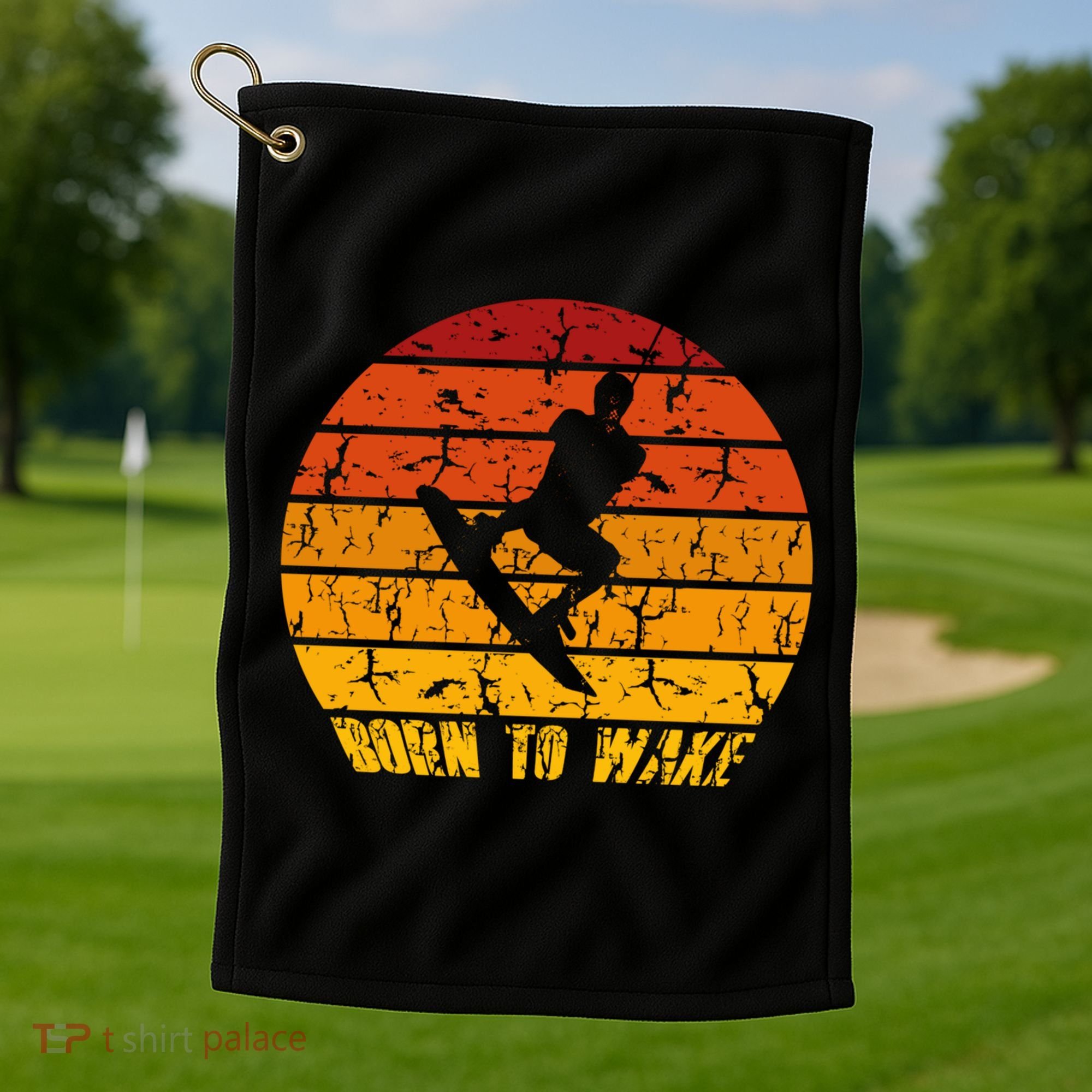 Wakeboard Wakeboarder Wakeboarding Freestyle Wake Board Gift Golf Towel