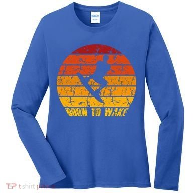 Wakeboard Wakeboarder Wakeboarding Freestyle Wake Board Gift Women's Long Sleeve Shirt