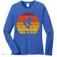 Wakeboard Wakeboarder Wakeboarding Freestyle Wake Board Gift Women's Long Sleeve Shirt thumb 0