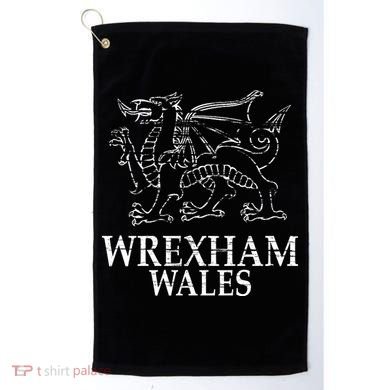 Wrexham Wales Golf Towel