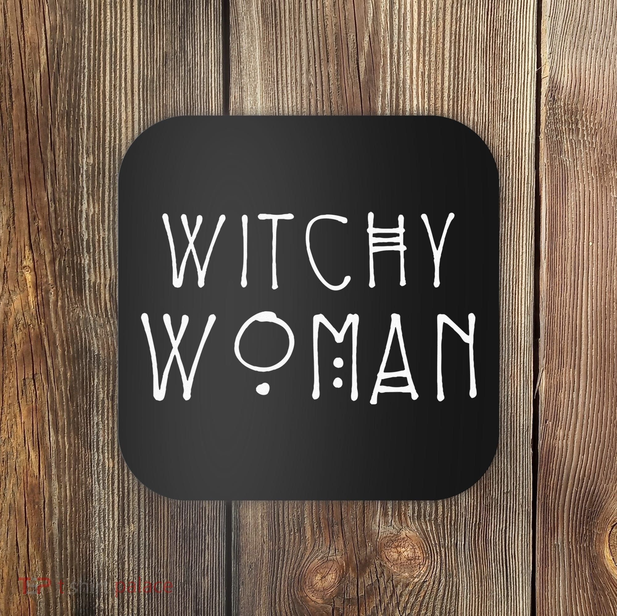 Witchy Woman Witch Wiccan And Pagan Gifts Halloween Coaster