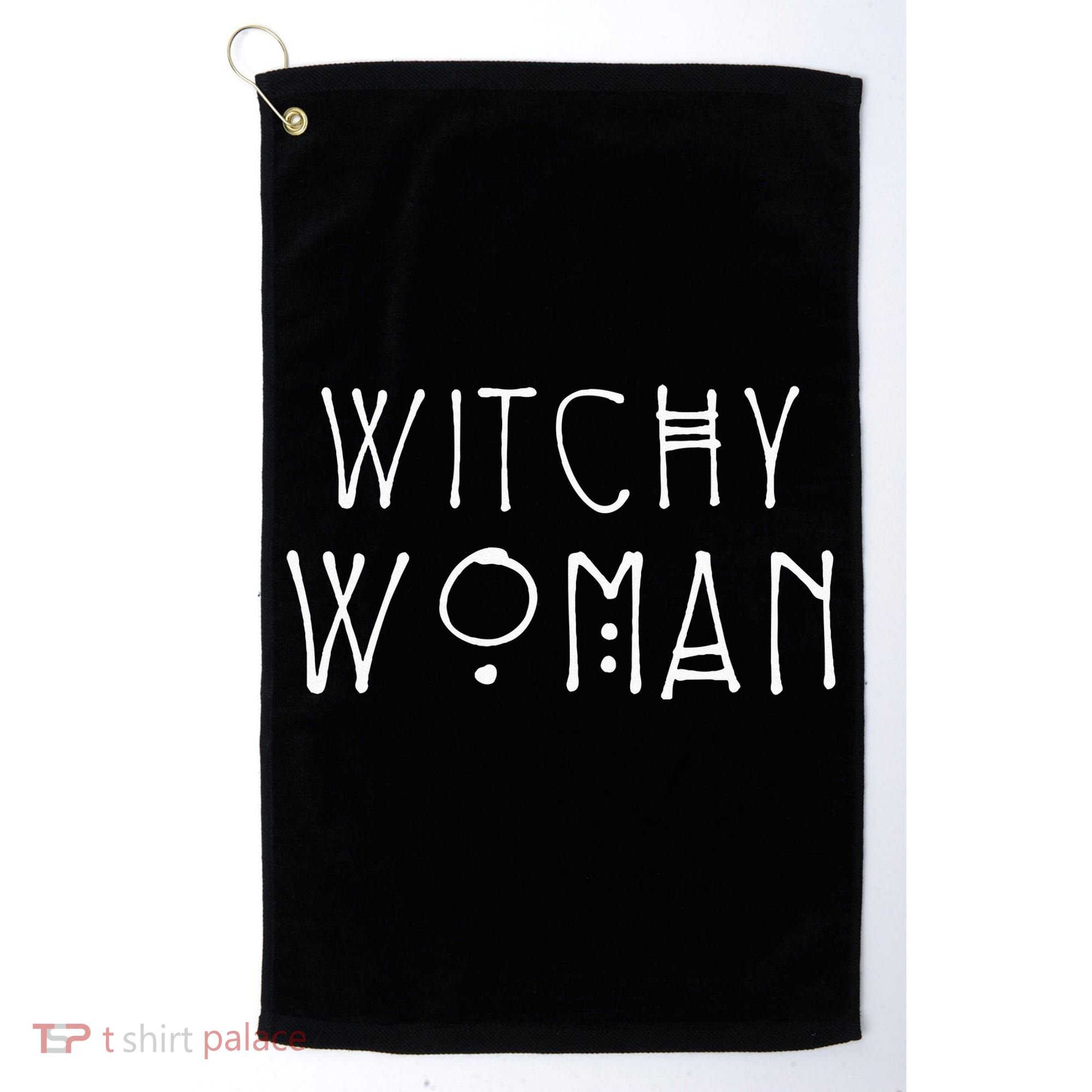 Witchy Woman Witch Wiccan And Pagan Gifts Halloween Golf Towel