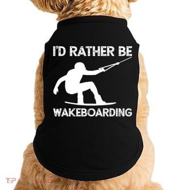 Wakeboarding Wakeboarder Wakeboard Funny Gift Doggie Tank