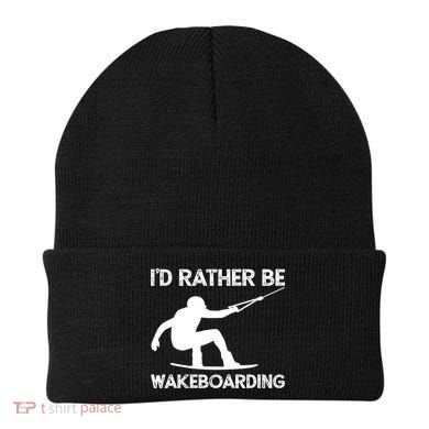 Wakeboarding Wakeboarder Wakeboard Funny Gift Beanie