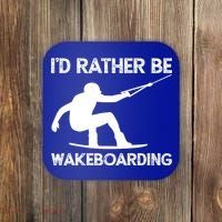 Wakeboarding Wakeboarder Wakeboard Funny Gift Coaster thumb 0