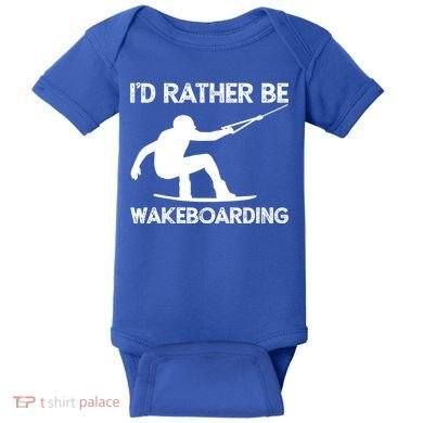Wakeboarding Wakeboarder Wakeboard Funny Gift Baby Bodysuit