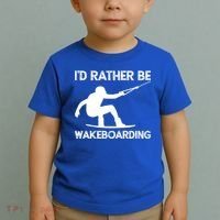 Wakeboarding Wakeboarder Wakeboard Funny Gift Toddler T-Shirt thumb 2