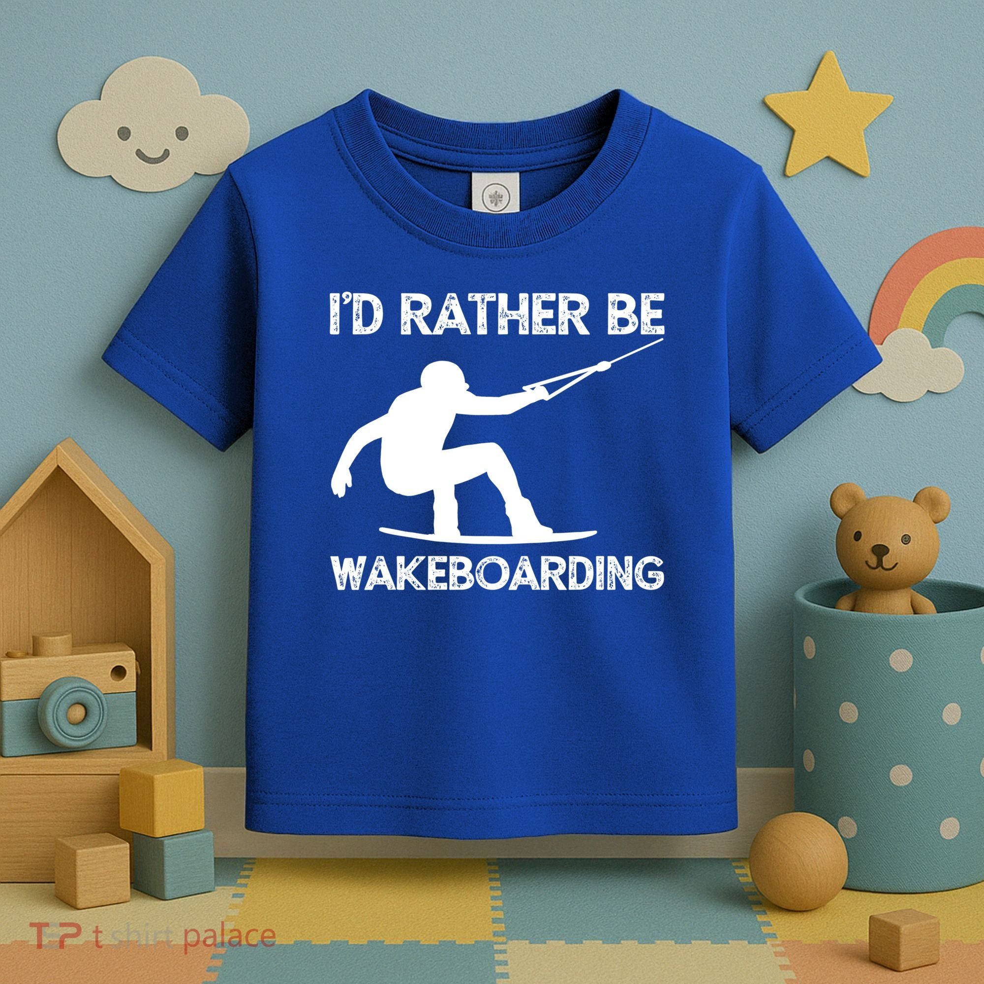 Wakeboarding Wakeboarder Wakeboard Funny Gift Toddler T-Shirt