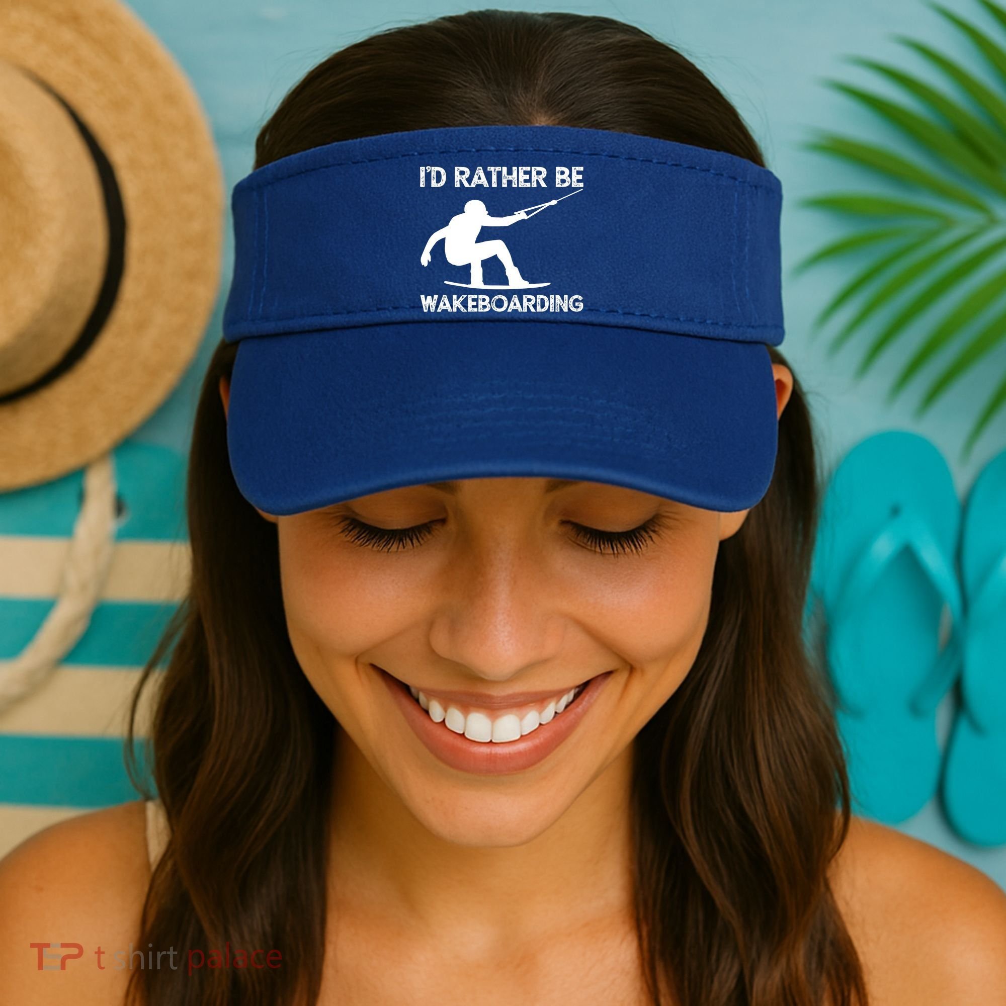 Wakeboarding Wakeboarder Wakeboard Funny Gift Visor