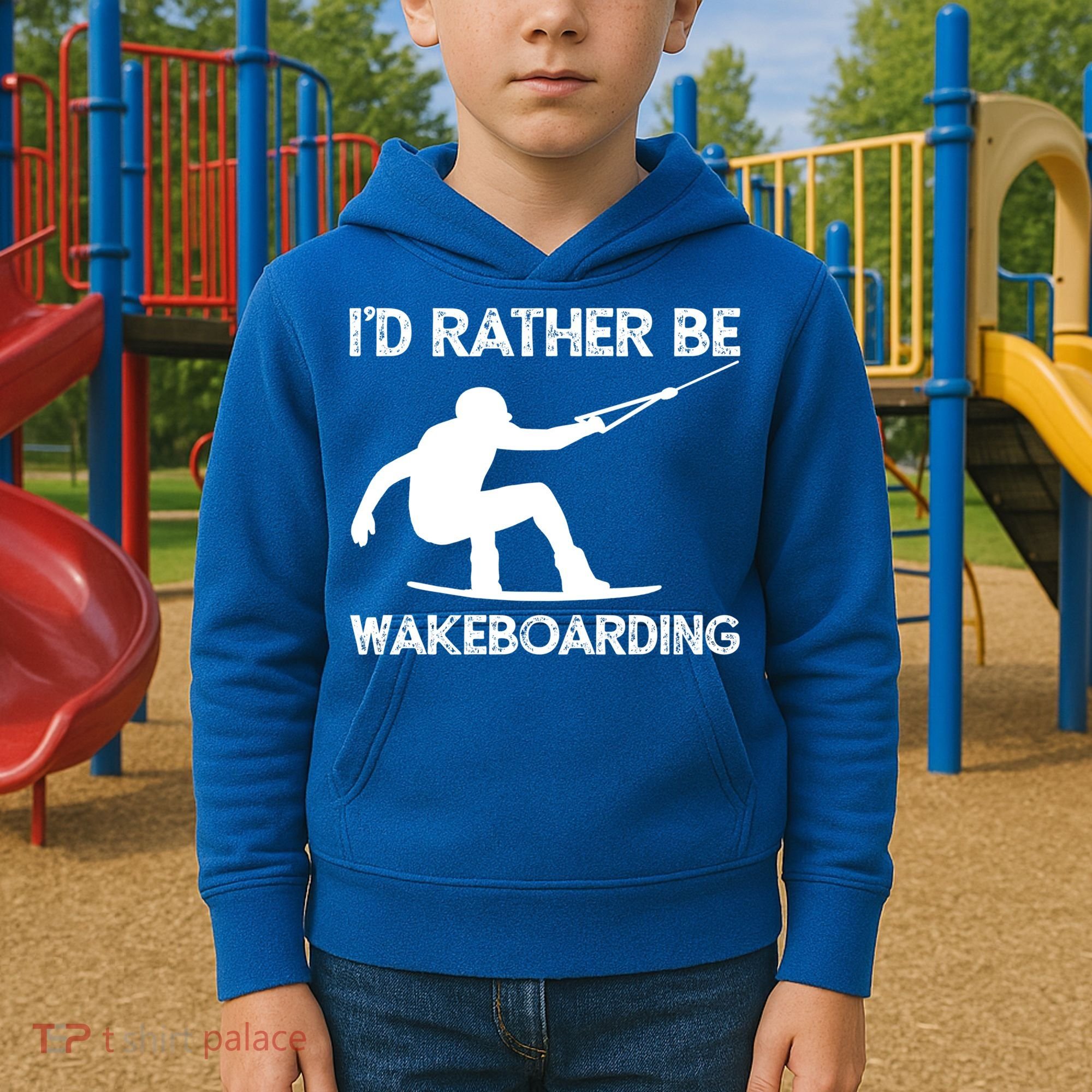 Wakeboarding Wakeboarder Wakeboard Funny Gift Kids Hoodie
