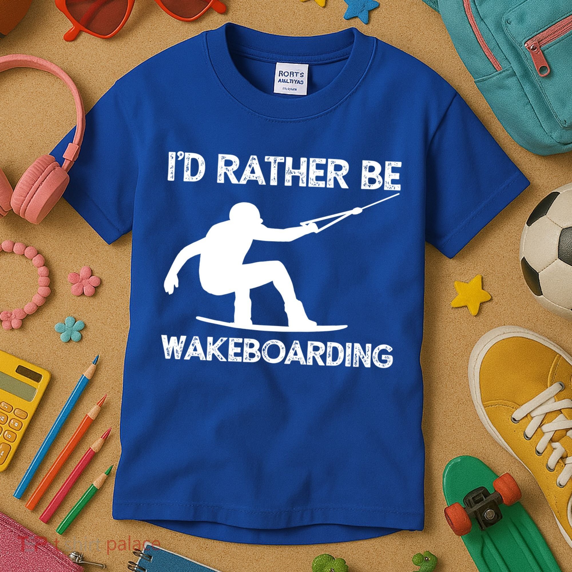 Wakeboarding Wakeboarder Wakeboard Funny Gift Kids T-Shirt