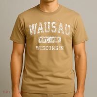 Wausau Wisconsin Wi Vintage Established T-Shirt thumb 3