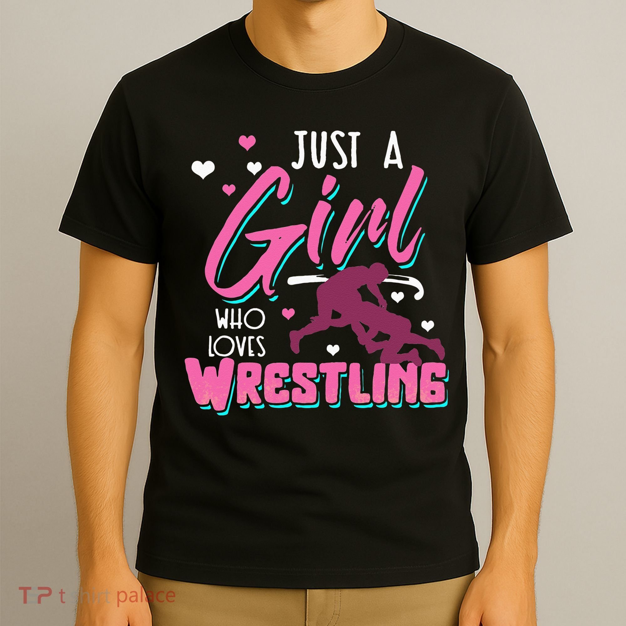 Wrestling Woman Wrestler Mother Battle Women T-Shirt