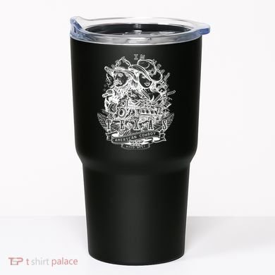 Wild Wild West Texas American Cowboy Tumbler