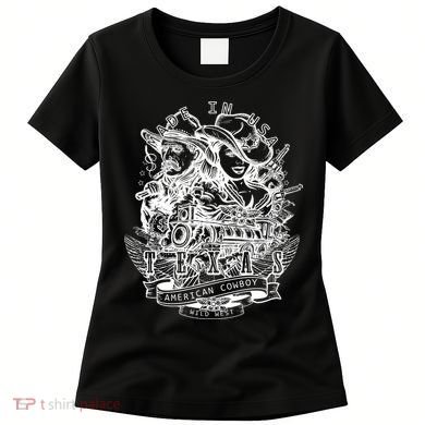 Wild Wild West Texas American Cowboy Women's T-Shirt