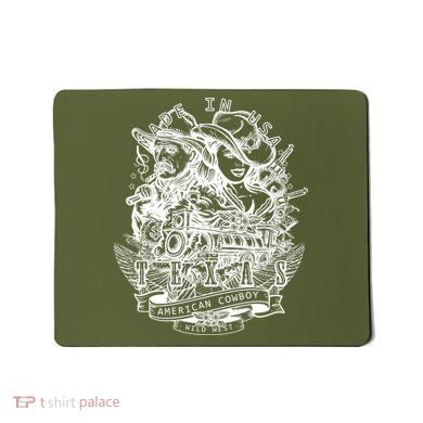 Wild Wild West Texas American Cowboy Mousepad