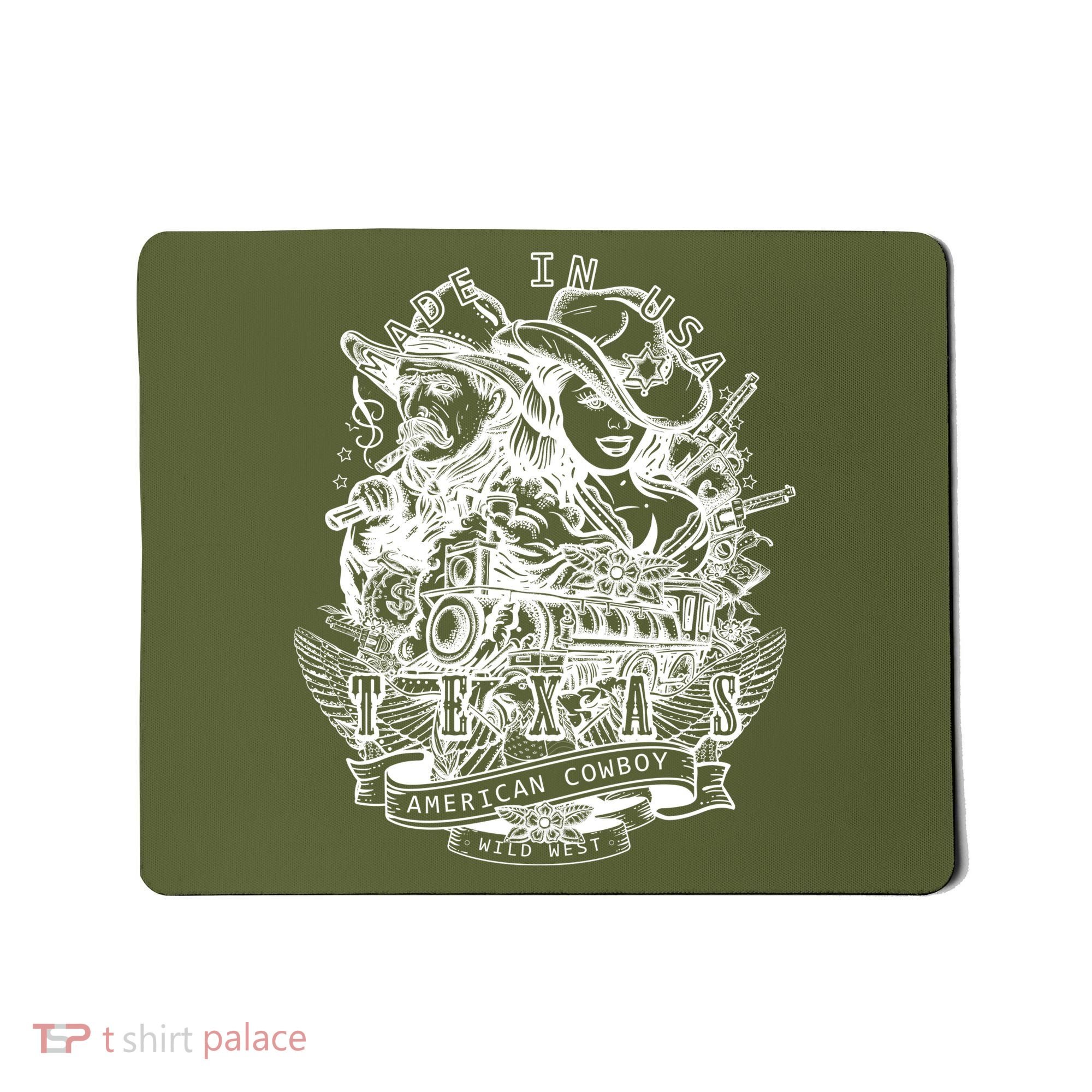 Wild Wild West Texas American Cowboy Mousepad