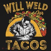 Welders Will Weld For Tacos Welding Welder USA-Made Doggie Bandana thumb 2