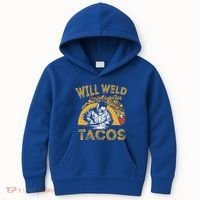 Welders Will Weld For Tacos Welding Welder Kids Hoodie thumb 0