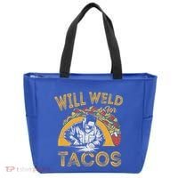 Welders Will Weld For Tacos Welding Welder Tote Bag thumb 0