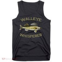Walleye Whisperer Walleye Fishing Walleye Gift Tank Top thumb 0