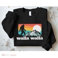 Walla Walla Washington Bigfoot Mountains Retro Distressed Sweatshirt thumb 2