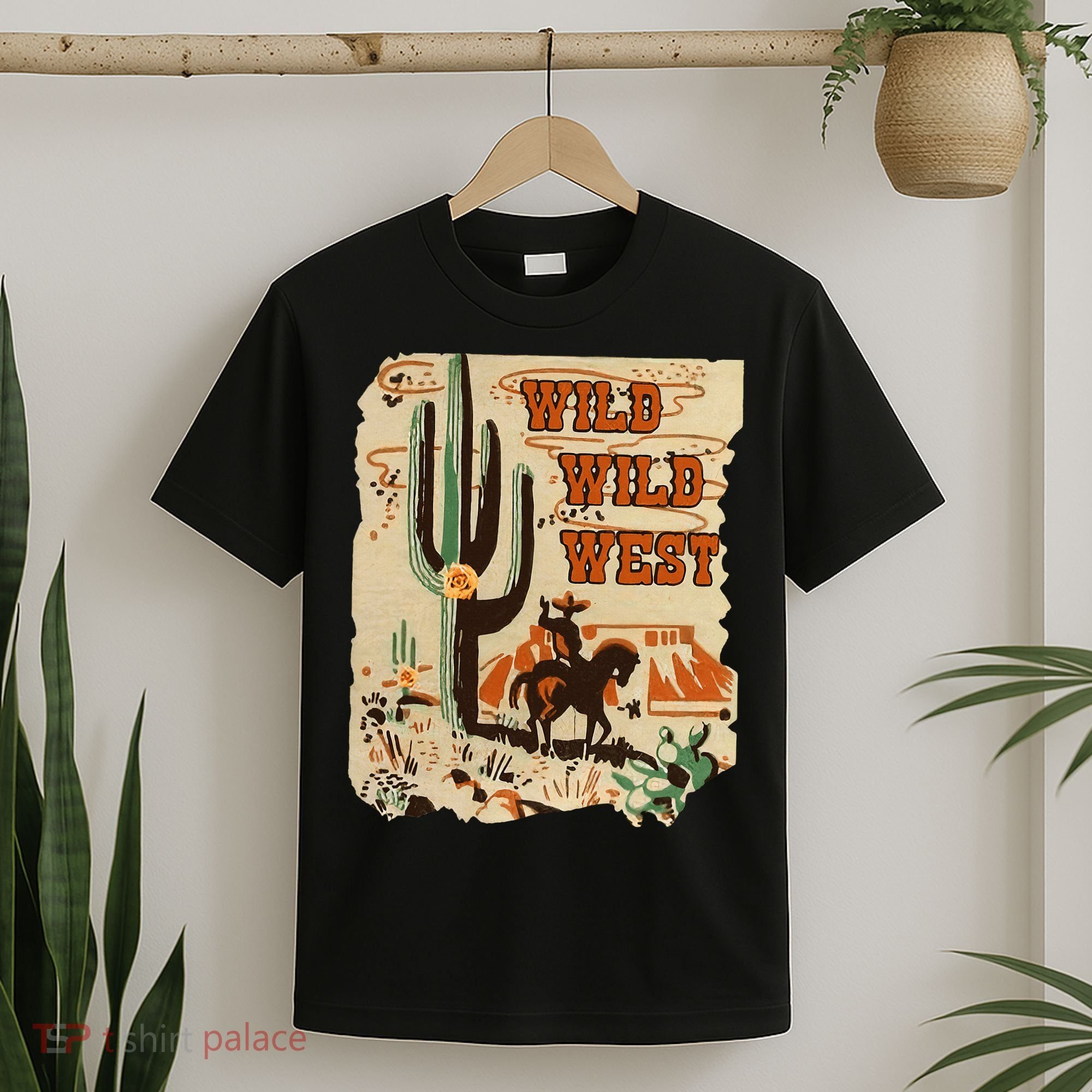 Wild Wild West Western Life Southwest Desert Vibes Cactus T-Shirt