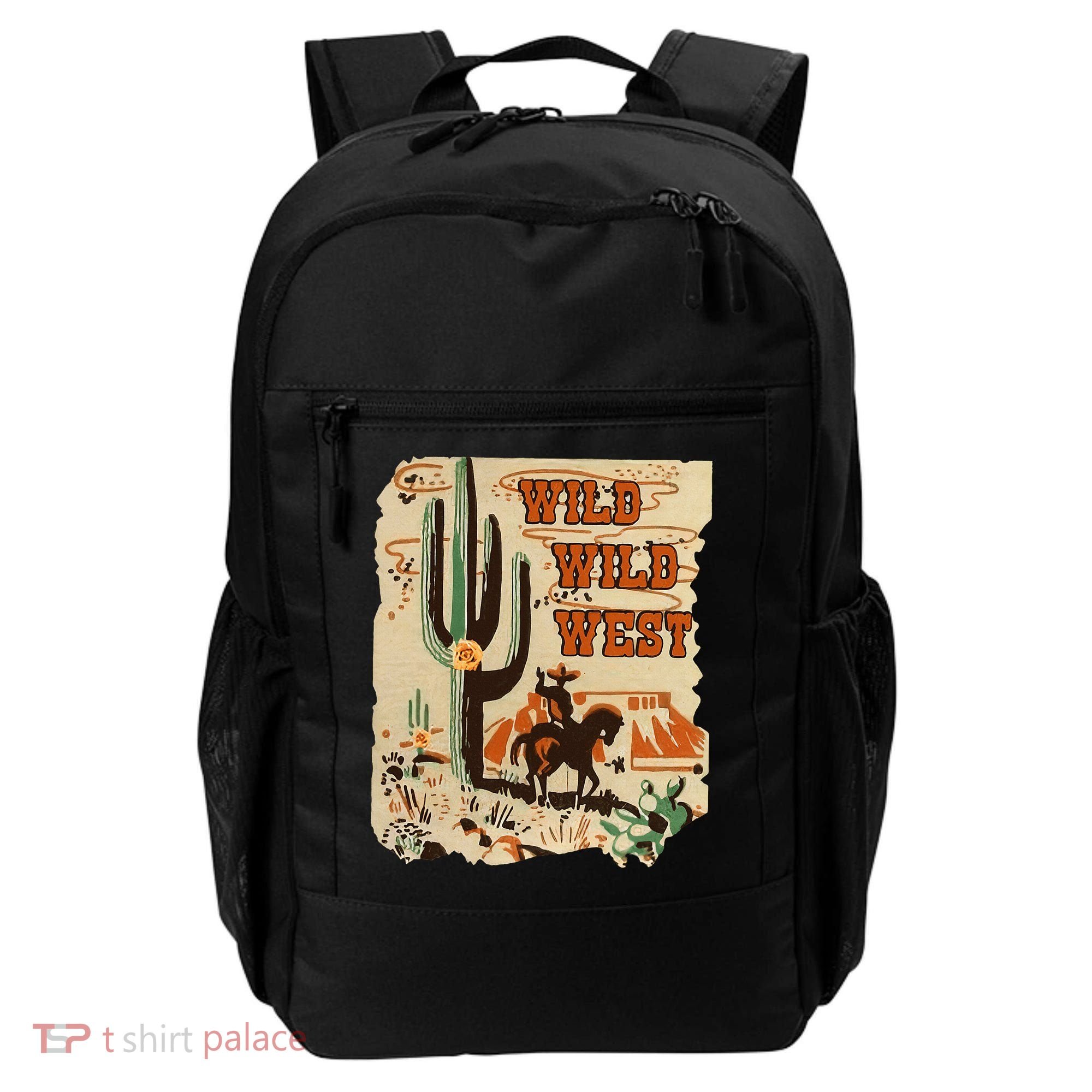 Wild Wild West Western Life Southwest Desert Vibes Cactus Backpack