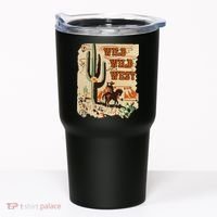 Wild Wild West Western Life Southwest Desert Vibes Cactus Tumbler thumb 0