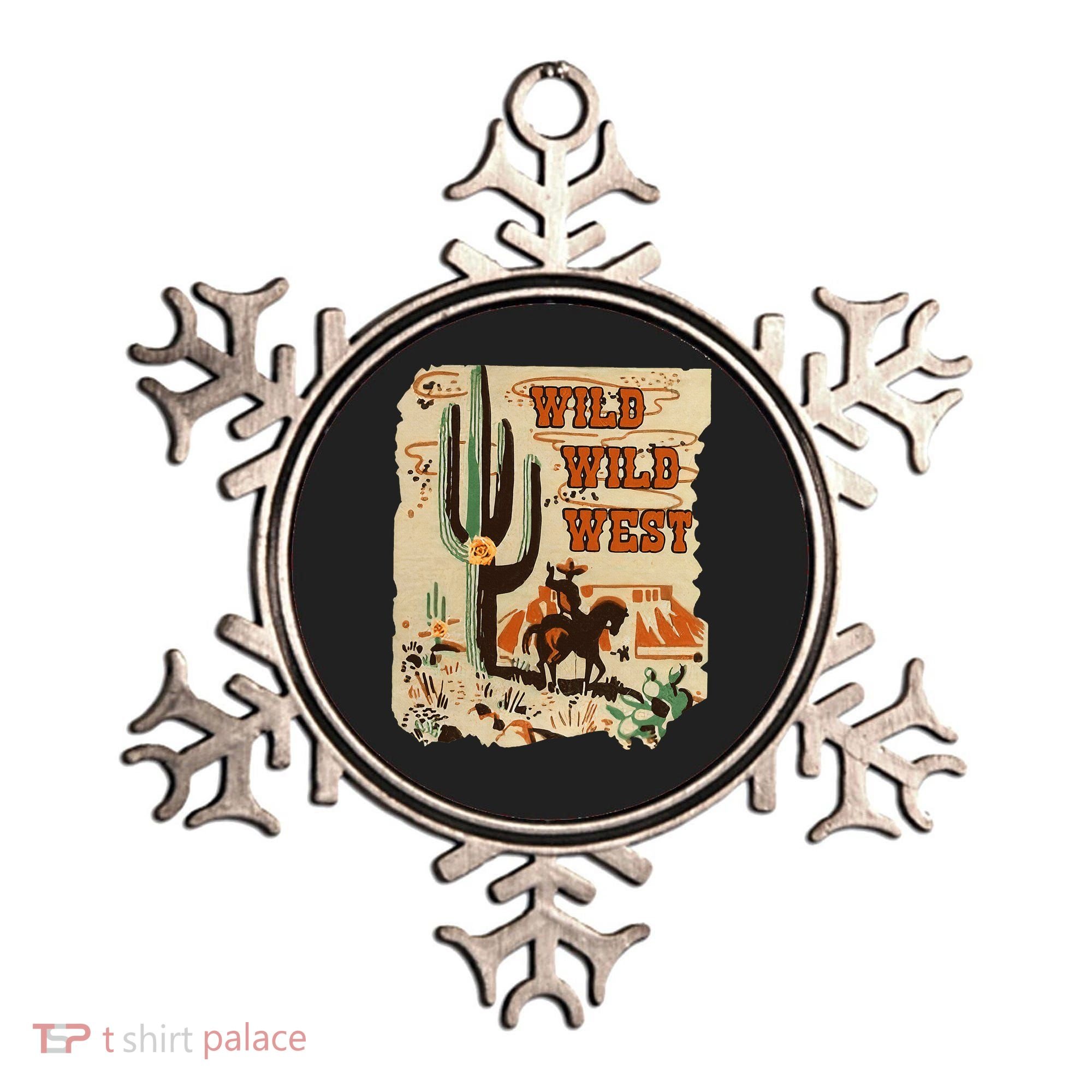 Wild Wild West Western Life Southwest Desert Vibes Cactus Ornament
