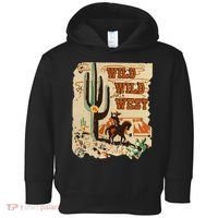 Wild Wild West Western Life Southwest Desert Vibes Cactus Toddler Hoodie thumb 0