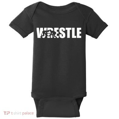 Wrestle Wrestling Baby Bodysuit