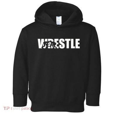 Wrestle Wrestling Toddler Hoodie