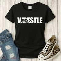 Wrestle Wrestling Women's T-Shirt thumb 3