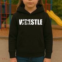Wrestle Wrestling Kids Hoodie thumb 3
